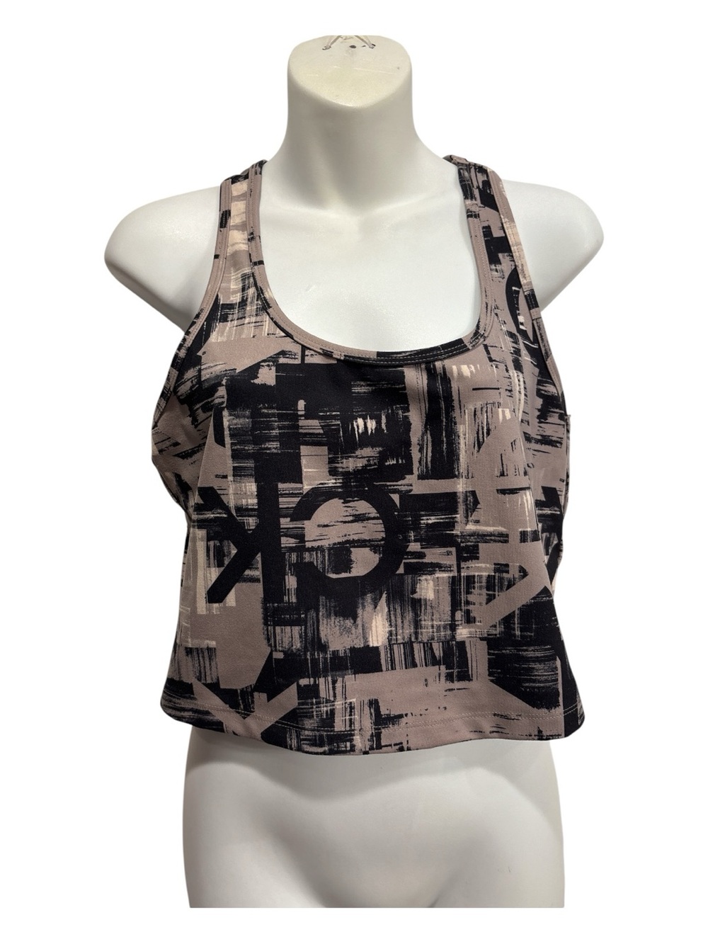 Calvin Klein Performance Stretch Tank in Taupe Beige size XL